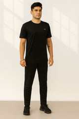 Force NXT Men's Premium Microfiber Fabric Half-Sleeves Round Neck Solid T-Shirt