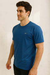 Force NXT Men's Premium Microfiber Fabric Half-Sleeves Round Neck Solid T-Shirt