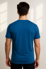 Force NXT Men's Premium Microfiber Fabric Half-Sleeves Round Neck Solid T-Shirt