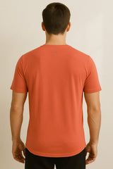 Force NXT Men's Premium Microfiber Fabric Half-Sleeves Round Neck Solid T-Shirt