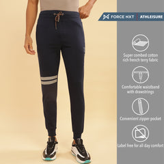Force NXT Super Combed Cotton Mens Pack of 2 Solid Jogger
