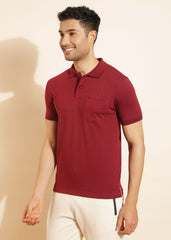 Force NXT Men's Super Combed Cotton Rich Fabric Half-Sleeves Polo T-Shirt