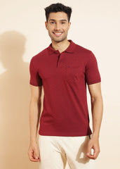 Force NXT Men's Super Combed Cotton Rich Fabric Half-Sleeves Polo T-Shirt