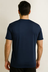 Force NXT Men's Premium Microfiber Fabric Half-Sleeves Round Neck Solid T-Shirt
