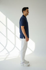 Force NXT Men's Super Combed Cotton Rich Jacquard Fabric Half-Sleeves Polo T-Shirt