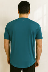 Force NXT Men's Premium Microfiber Fabric Half-Sleeves Round Neck Solid T-Shirt