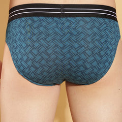Ultrasoft Micromodal Four Way Stretch Mens Pack of 5 Printed Brief